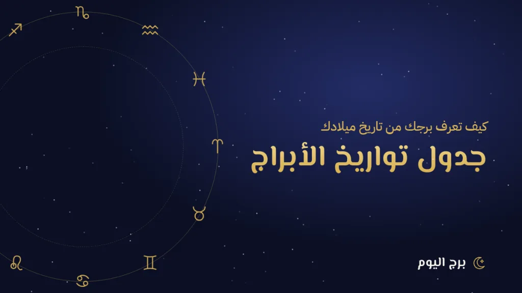 جدول تواريخ الأبراج: كيف تعرف برجك من تاريخ ميلادك